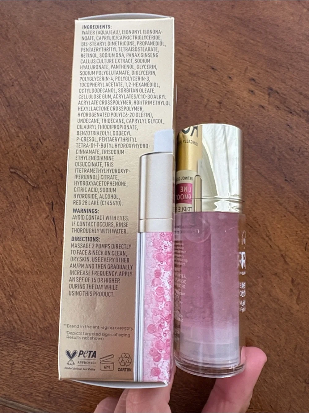 RoC Retinol Correxion Line Smoothing Triple Serum Hyaluronic B5 1 oz new
